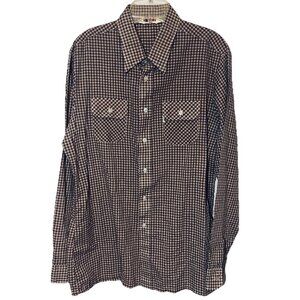 Vintage Wildfire Levi’s Button Down Shirt Long Sleeve Breast Pockets 1970s Sz XL